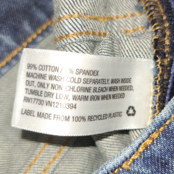 ISABEL MATERNITY SHORTS WOMEN 4 MIDI SHORT BLUE DENIM EXPANDABLE SIDE PANEL NEW - Picture 10 of 11